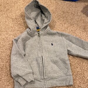 Polo by Ralph Lauren Kids Gray Zip-Up Hoodie